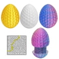 thumbnail image 3 of Sylvtty Dragon Egg Puzzle Box 3D Printed Maze Money Gift Box Brain Teaser Adult Hard Puzzle Box Unique Gift, 3 of 7