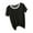 Black, variant on Summer Shirts for Women 2025 Womens Tops Casual Dressy Basic T Shirts Loose Fit Crewneck Cap Sleeve Tee Summer 2025 Trendy Lightweight Soft Plus Size Tops