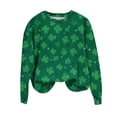 thumbnail image 2 of Xuyuer Women's Printed Long Sleeved Round Neck Pullover Top Hoodless Casual And Fashionable Sweatshirts, 2 of 5