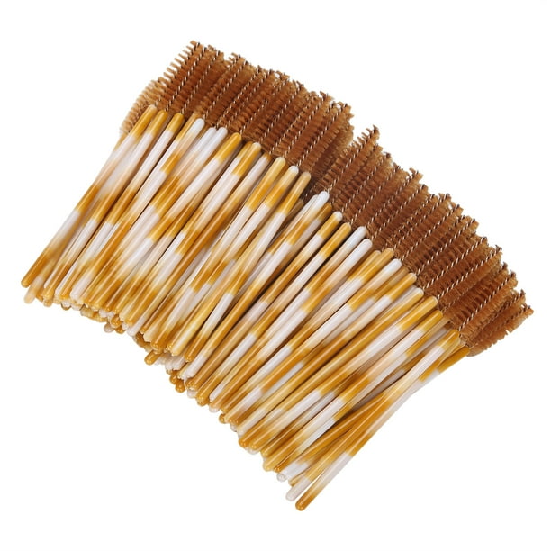 Desechable Cepillo de Pestáñas, Kits de Maquillaje aplicador de Varitas de 200 piezas, Accesorio de Herramienta de Maquillaje de Cepillo de Pestas Portátil para viajes y
