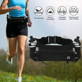 thumbnail image 4 of Sports Waist Bag, Waterproof Waist Bag Bottle Waterproof Multifunction Simple Use With Antislip Particles For Running Black, 4 of 8