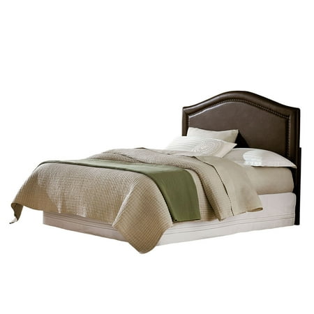 Standard Furniture Simplicity Camal Back Upholstered Headboard In Brown Leather Queen Standard Furniture Simplicity Camal Back Upholstered Headboard In Brown Leather Queen