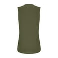 thumbnail image 4 of Homenesgenics Tank Tops for Women Women Fashion Summer Sexy Sleeveless Solid Color Light Loose Ventilation T-Shirt Plus Size under $5, 4 of 7