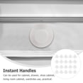 thumbnail image 2 of 20pcs Adhesive Cabinet Knobs Instant Handles Self-Stick Handles for Window Cabinet, 2 of 9