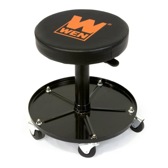 WEN 300-Pound Capacity Pneumatic Rolling Mechanic Stool
