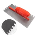 thumbnail image 4 of Mano de cemento Paleta con mango de plástico de acero al carbono de mortero enlujado paleta de pared alisado herramienta, 4 of 8