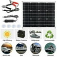 thumbnail image 2 of BFCITY 300W 12V/24V Solar Panel Kit with Battery Clip Charger + 40A Controller - Compatible with Car RV Caravan, 2 of 5