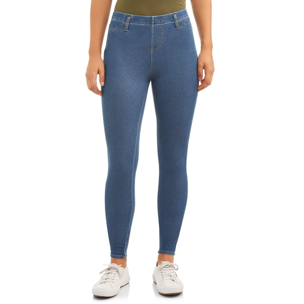 time and tru high waisted jeggings