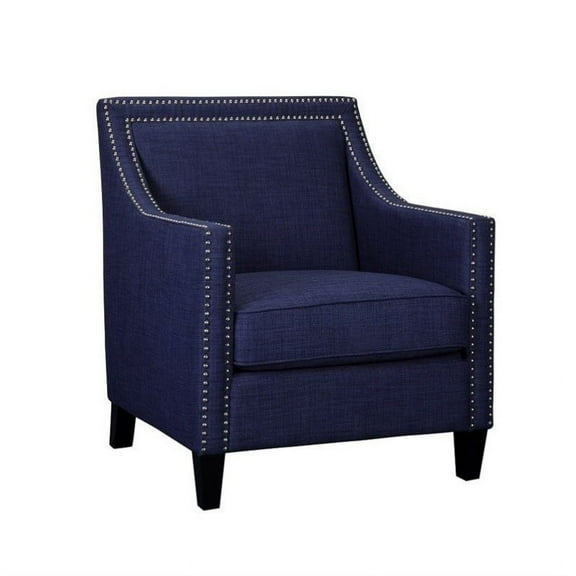 Bowery Hill Transitional Chair in Blue