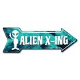 thumbnail image 1 of SignMission P-ARROW12-999990 36 in. Alien X-ing Arrow Sign, 1 of 4