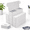 10-Pack/White, variant on 10-Pack/White Cardboard Trading Card Storage Boxes with Dividers