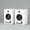 White, variant on Solorage 60W Bluetooth 5.3 Computer Speakers, 2.0 Stereo for Desktop Laptop, 3.5mm AUX RCA USB, Ideal for Music & Gaming, Black 1 Pair