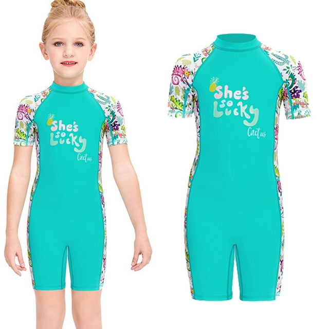 de neopreno Shorty para s de de 1 pcs con protección solar de neopreno para para buceo, surf, natación DYNWAVEMX Bañador Niño