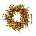 thumbnail image 2 of Leojiow 2Pcs Sunflower Wreath For Front Door Autumn Fall Floral Arrangement With 55Cm, 2 of 6