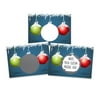 My Scratch Offs Christmas Holiday 3 Ornament DIY Make Your Own Scratch Off 20 Pack 3x4 Note Cards & Stickers Teacher Rewards