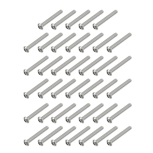 Unique Bargains Vis de Machine de Sécurité M4x30mm Torx en Acier Inoxydable 304 Lot de 40