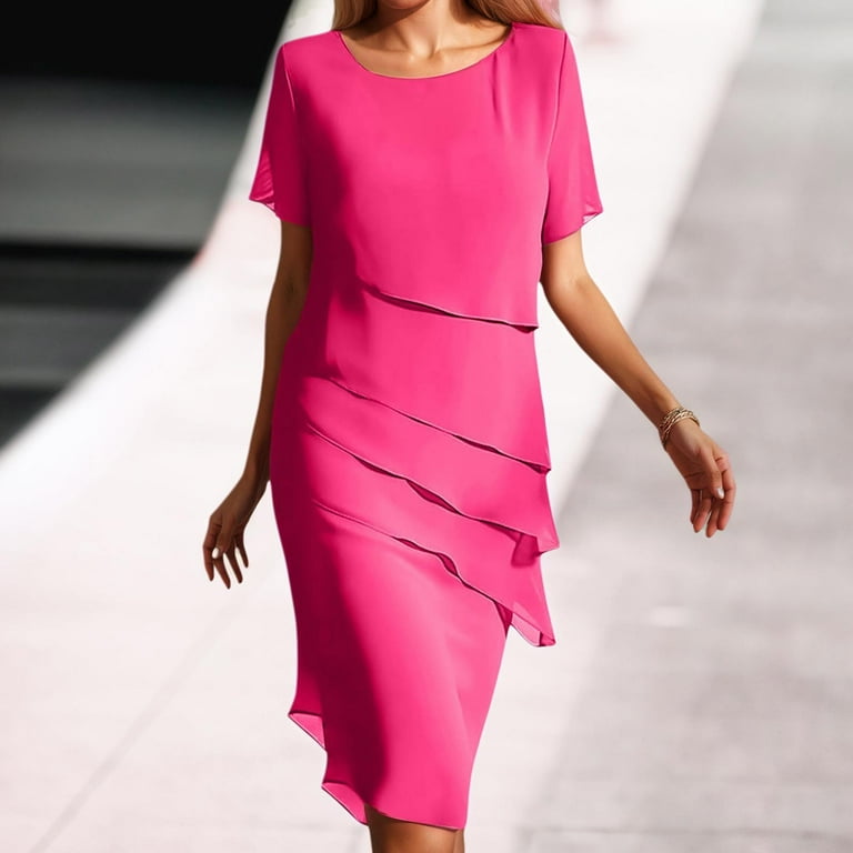 Elegant Women's Casual Dress for Summer Outdoor Events Comfortable