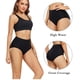 thumbnail image 2 of Bragas de algodón para mujer, pantalones altos, cobertura completa, ropa interior cómoda para damas, paquete de 5 unidades surtidas., 2 of 5