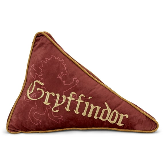 Harry Potter Gryffindor Stone Washed Velvet Pennant Pillow 18"