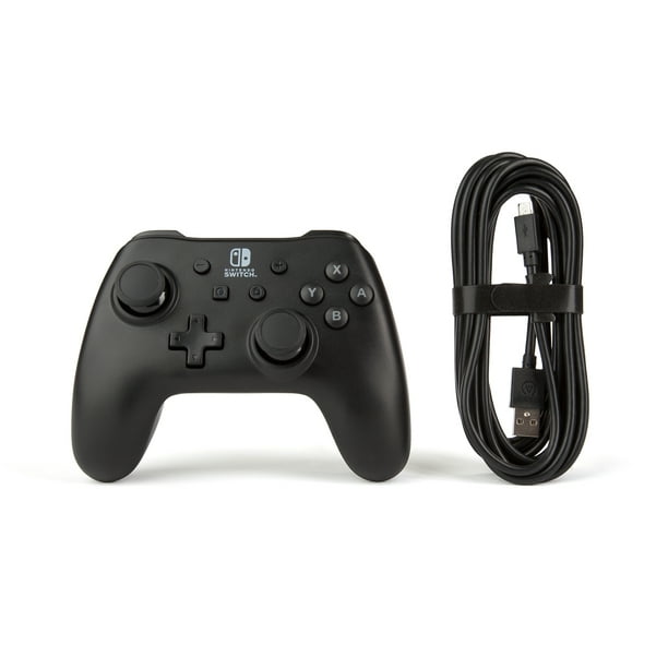 任天堂Switch　black PowerA Wired Controller for Nintendo Switch Black 1511370-01