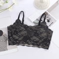 thumbnail image 2 of JGGSPWM Lace Bralette for Women V Neck Cami Tank Y2k Camisoles Adjustable Spaghetti Strap Bra Lingerie Black M, 2 of 3
