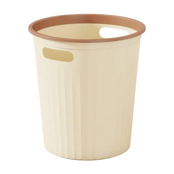 Large Capacity Household Garbage Can, Plastic Wastepaper Basket for Bathroom Kitchen Living Room Bedroom Home Trash Disposal Organizer