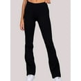 thumbnail image 2 of Michellecmm  Women High Waist Pants Solid Color Micro-Flared Pants Slim Trousers, 2 of 9