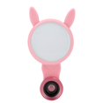 thumbnail image 2 of WQ-04 Luz de relleno portátil con artefacto para selfies para teléfono móvil con carga USB y lente de zoom (rosa), 2 of 8