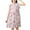 White, variant on LLYWEY Girls Ruffle Sleeve Dresses, Kids Summer Crew Neck Sleeveless Dresses Floral Print Ruffled Pleated A Line Casual Dress 5-14 Years Knee Length Flowy Beach Sundress, Style BY-133, White, 3T