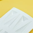 thumbnail image 6 of Milue Silicone Fondant Mould Triangular-Rhombus Shape Sugar Mould Cookie Baking Mold, 6 of 10