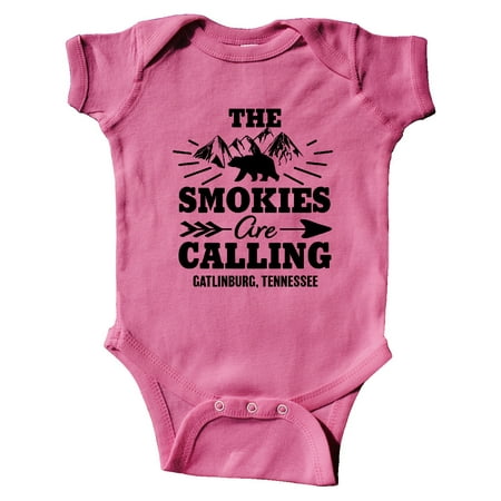 

Inktastic The Smokies Are Calling Tennessee Vacation Gift Baby Boy or Baby Girl Bodysuit