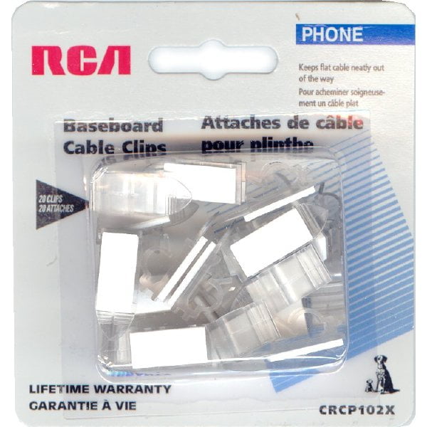 baseboard cable clips