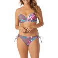 thumbnail image 3 of Raisins MULTI PRINT Tahiti Bloom Moonshadow Bikini Swim Top, US Small, 3 of 4