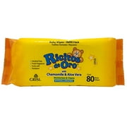 Ricitos de Oro Baby Wipes Baby Wipes with Chamomile Extract and Aloe Vera 80 cont.
