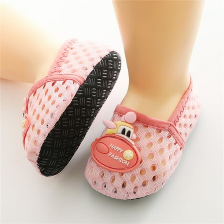 

TOWED22 Toddler Sneaker Girls Infant Boys Girls Cartoon Socks Toddler Breathable Mesh The Floor Socks Barefoot Socks Non Slip Pink