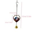 thumbnail image 3 of Decoración de campanilla de viento – Adorno colgante colgante | Decorativo interior y exterior, metal duradero, exhibición versátil para pared o cama | Estilo Precioso | 1 pieza, 3 of 9