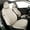 Beige, variant on EKR Custom Fit Forester Car Seat Covers for Subaru Forester 2014 2015 2016 2017 2018-Full Set Neoprene Auto Seat Covers(Black)