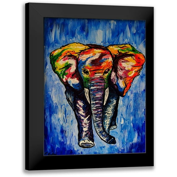 Posoldova, Tereza 15x18 Black Modern Framed Museum Art Print Titled - The Elephant