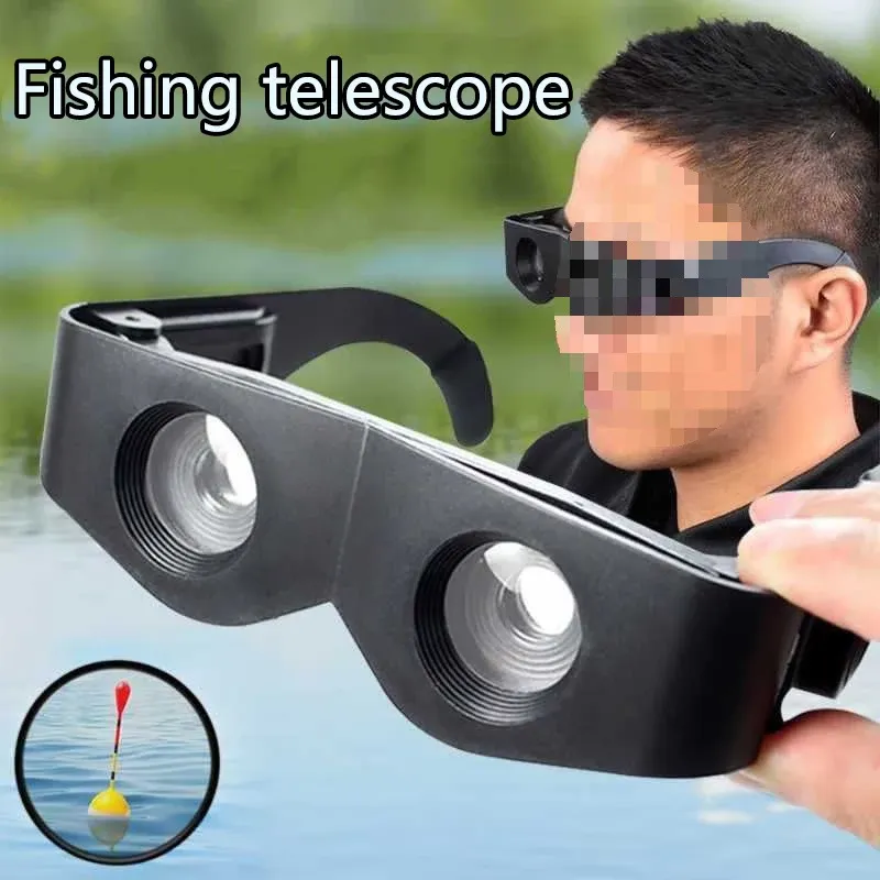 Glasses Fishing Focus Adjustable Professional Binoculars Telescope Magnifier Glasses Hands-Free Wearable For Theater TV Sight