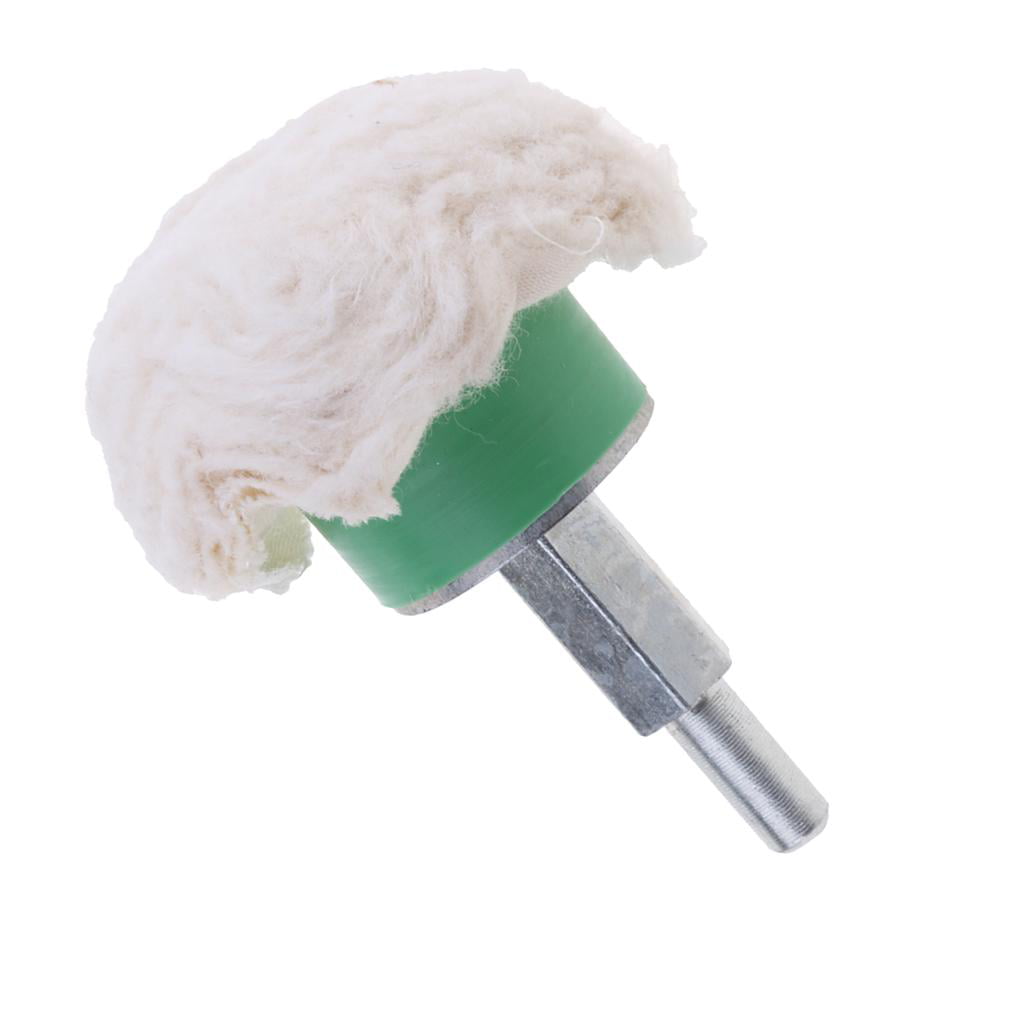 1Pc Cotton Polishing Buffing Pad Mop Wheel Drill For Motorcycle Bike 70x20mm 