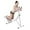 Pink, variant on Abdominal Exercise Machine Foldable Adjustable Full Body Workout 330lbs Weight Capacity