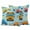 Blue, variant on Orange Cartoon Truck Outdoor Waterproof Throw Pillow Covers 20x12 Set of 2, Cute Engineering Vehicle Decorative Pillowcases Cushion Pillowcase for Couch Sofa Patio Outside Pillow Protector