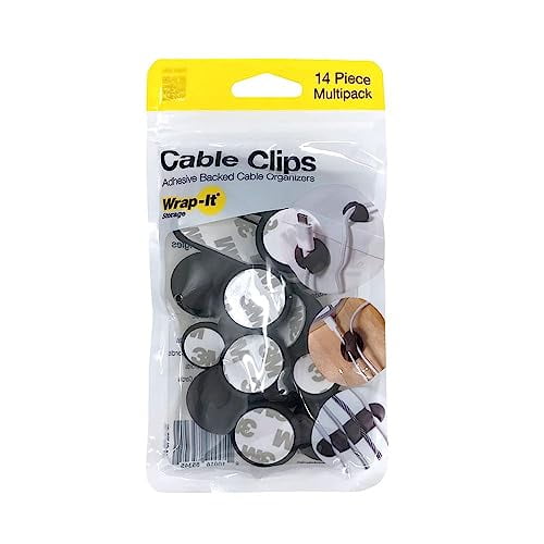 CABLE CLIP SILICONE BLK (Pack of 1)