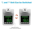 thumbnail image 5 of Termómetro Infrarrojo Sin Contacto para Pared con Alarma, Cambio de Unidades °C/°F, 50 Mediciones Guardadas, 3 Modos de Instalación, Versión con Zumbador (Sin Baterías), 5 of 5