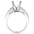thumbnail image 3 of Pompeii 1/2ct Diamond Semi Mount Ring 14K White Gold (G/H,I1), 3 of 4