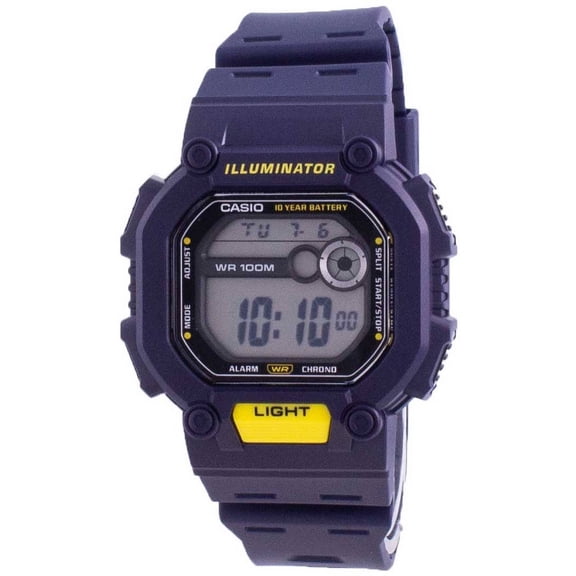 Casio Youth Illuminator Digital W-737H-2A W737H-2A 100M Men's Watch