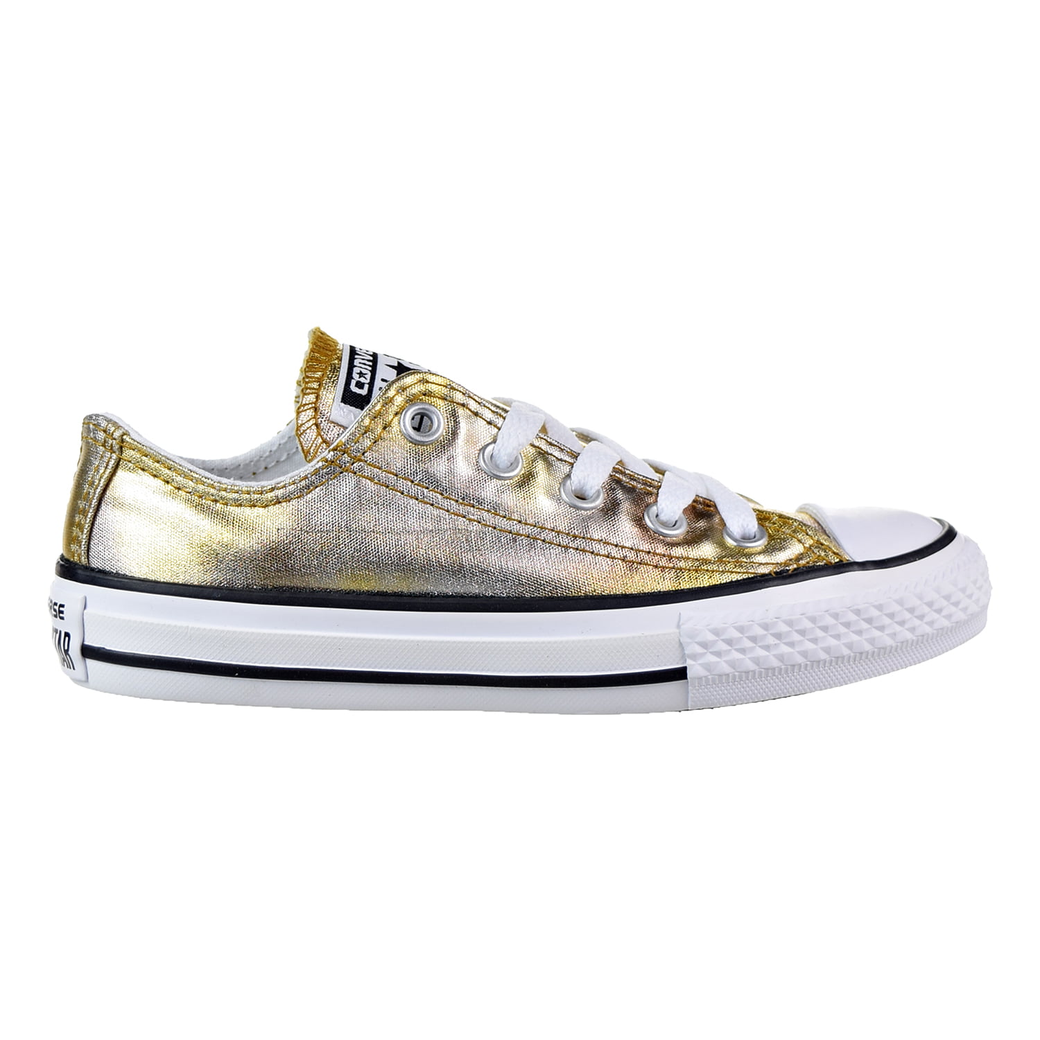 Converse - Converse Chuck Taylor All Star Ox Little Kid's Shoes Silver ...