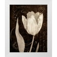 thumbnail image 3 of Amy Melious 20x24 White Modern Wood Framed Wall Art Titled - Garden Architecture II, 3 of 5