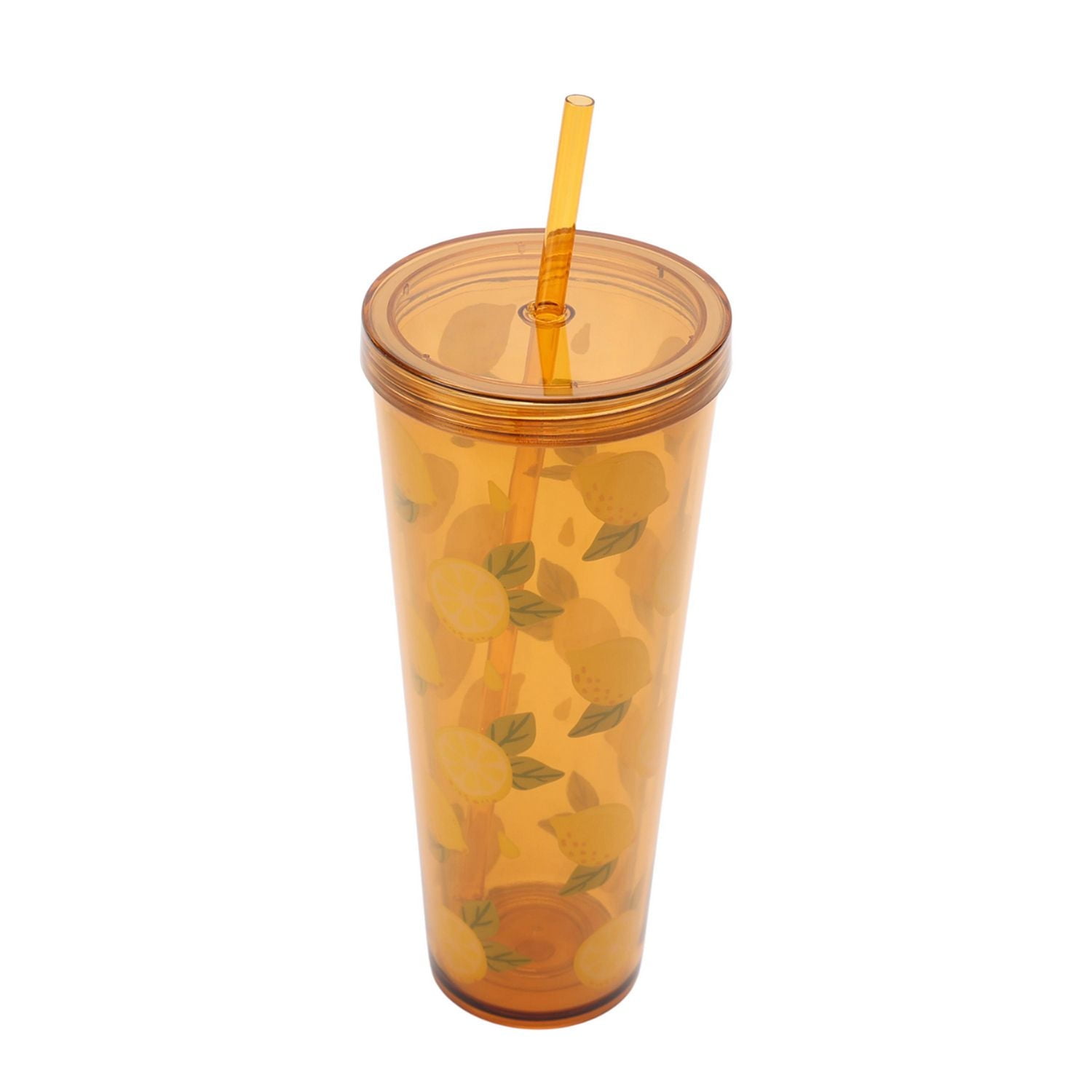 Mainstays Blue Plastic Sipper Tumbler 27 Ounces, 1pc