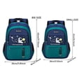 thumbnail image 3 of GobdXE Back To School Unisex Student Astronaut Space Print Backpack Multi Pocket Water Resistant Daily Daypack Size:Small Size, 3 of 5